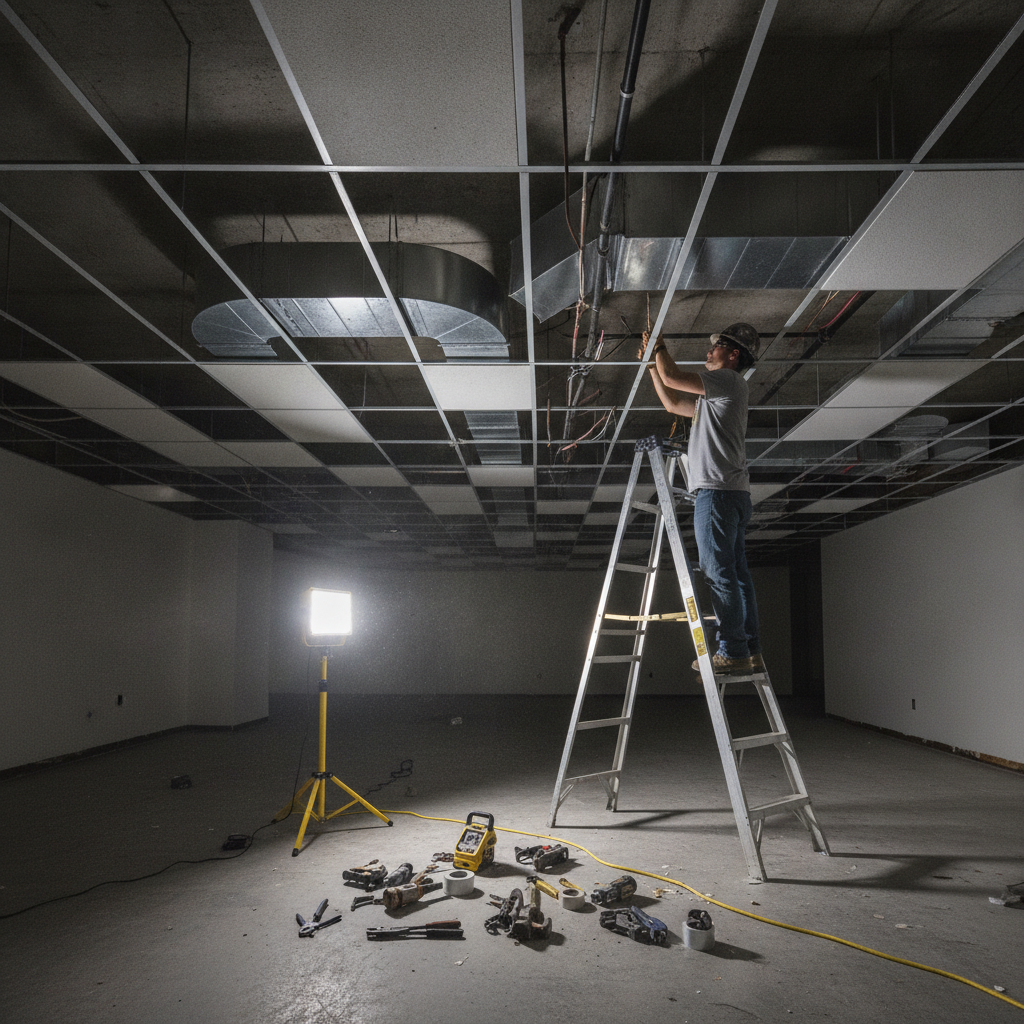 Portfolio image of a commercial ductwork retrofit completed by SEER Heating & Cooling in Tucson, Arizona